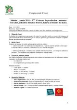 Rapport variétés salades abris automne tardif 2024